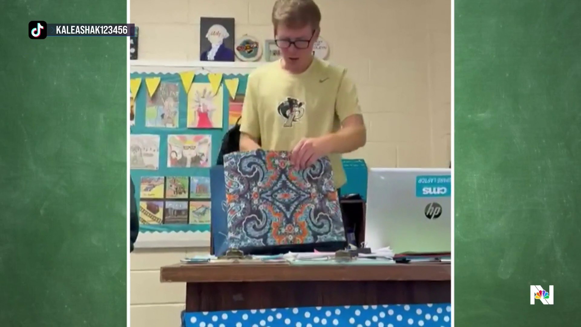 Students surprise teacher with thoughtful gift, inspired by something ...