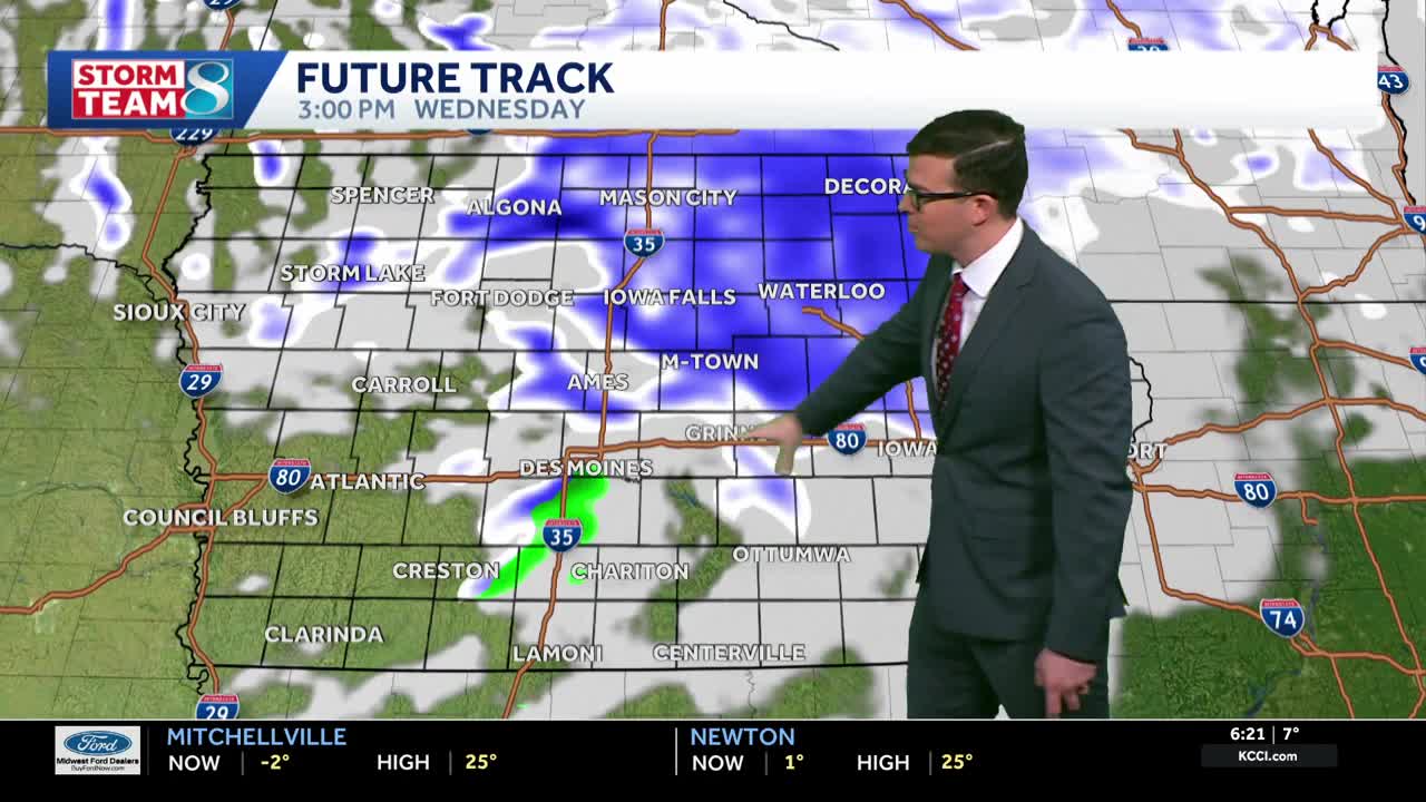 Iowa weather: Snow chances this week will lead to more brutal cold for ...