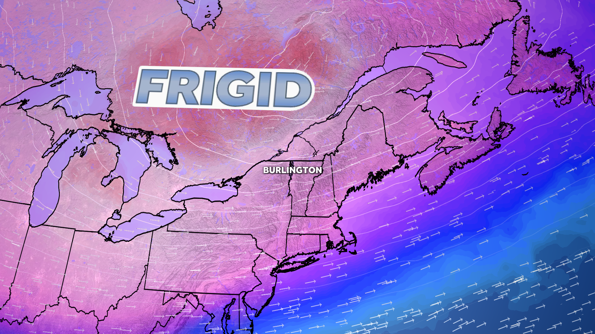 Arctic blast to bring near record cold this weekend in Vermont, New York