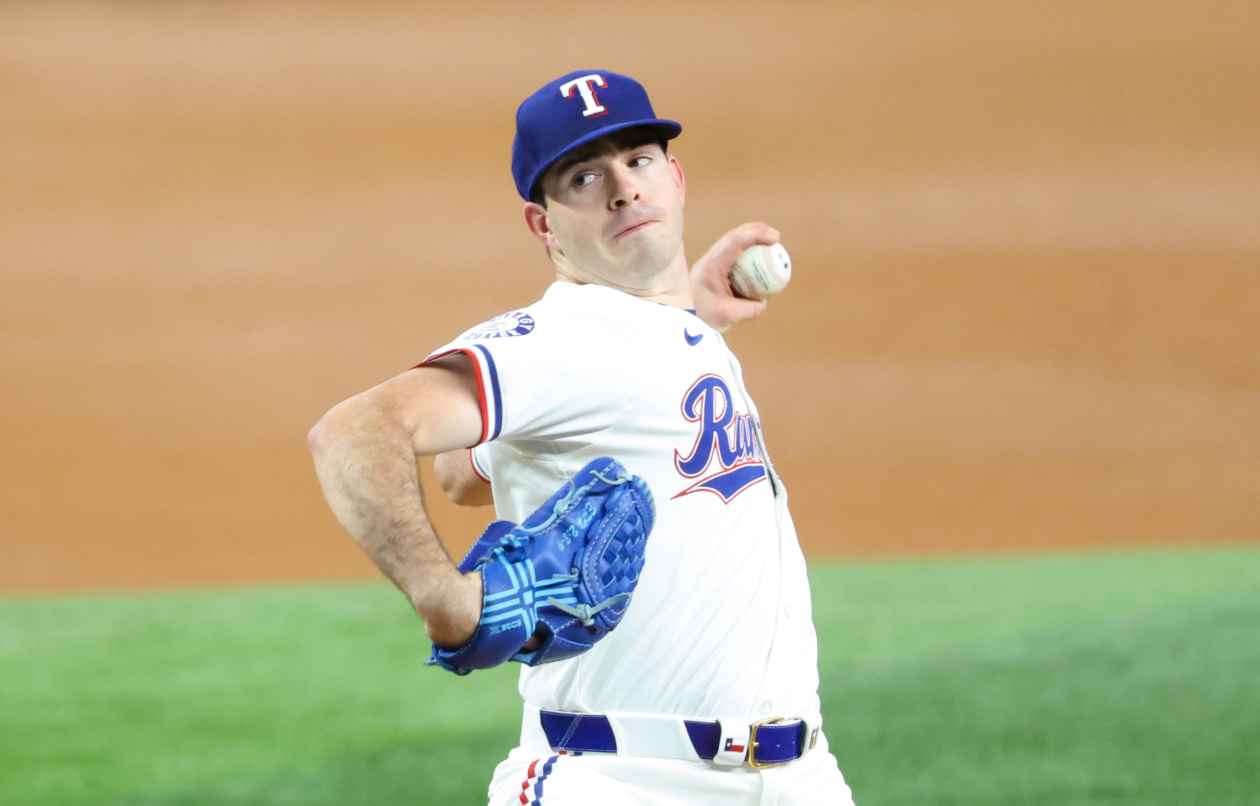 Rangers’ Cody Bradford targeting return in May from elbow surgery<br>