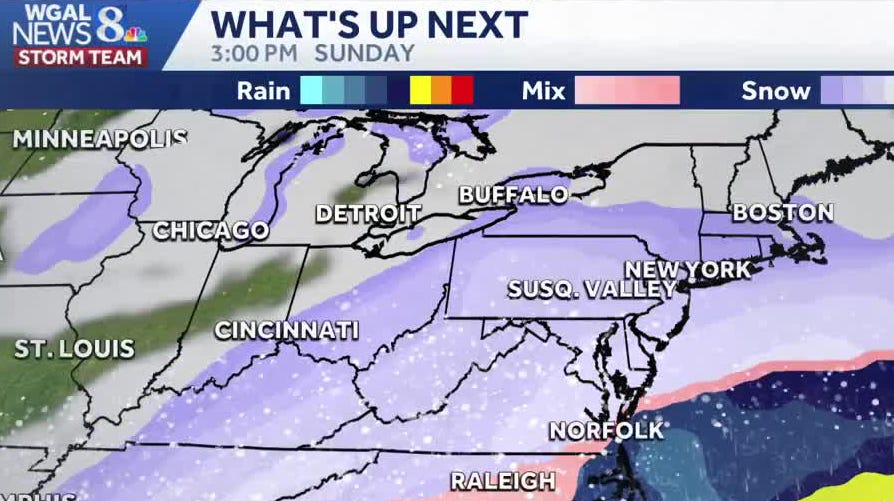 Big snowstorm this weekend in Pennsylvania?