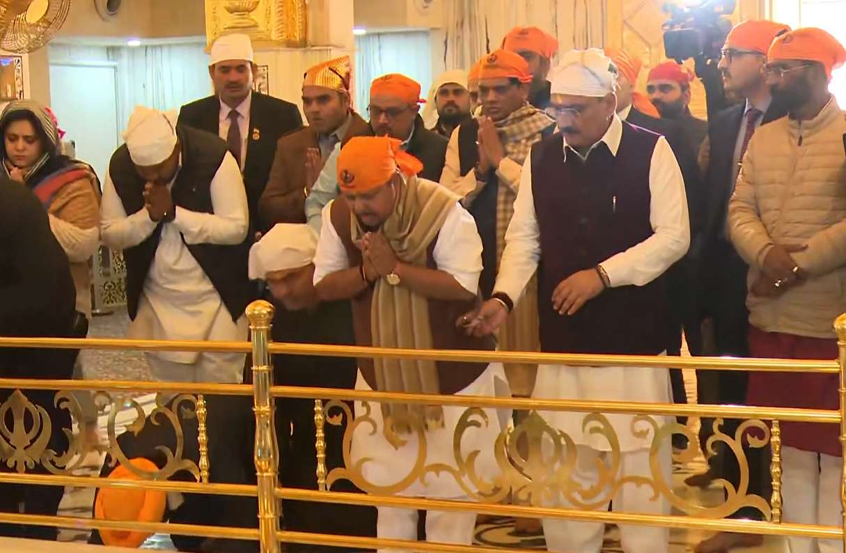 New BJP president Nitin Nabin offers prayers at temples, gurdwara in Delhi