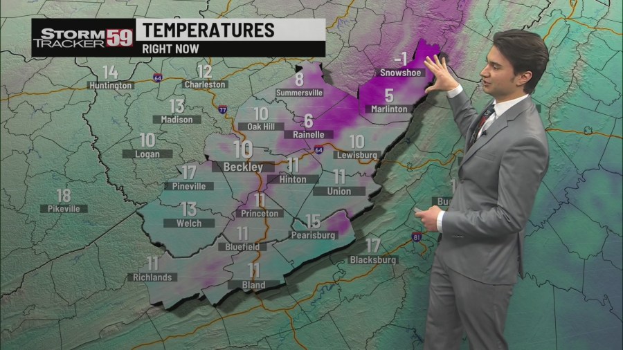 Cool and clear today, cold front arrives tomorrow