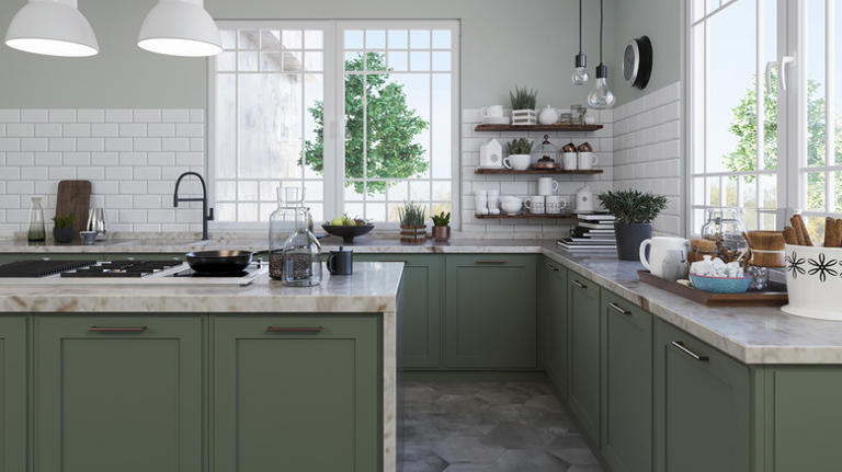 The backsplash trend to try for a seamless look in the kitchen (and ...