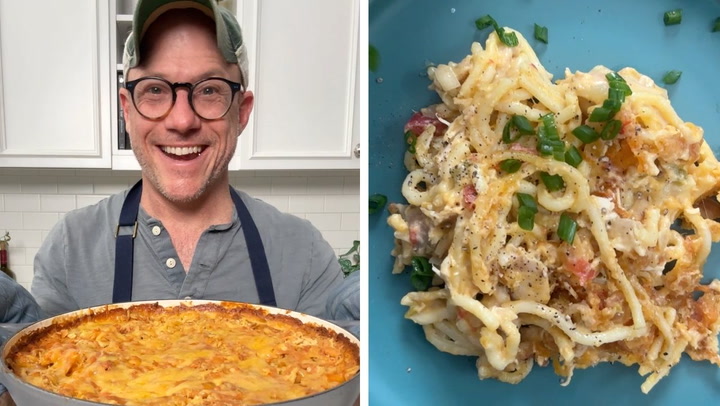 How to make cowboy chicken spaghetti