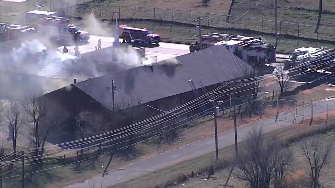 Several crews respond to fire at church in southeast OKC
