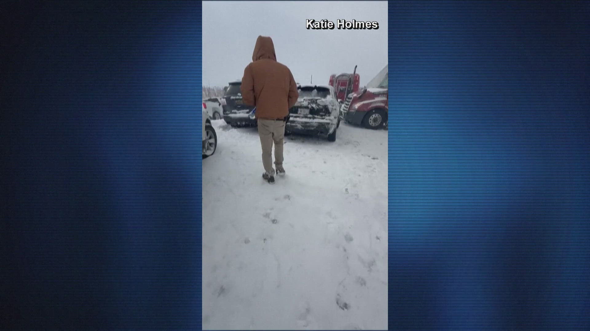100-vehicle pileup shuts down Michigan interstate in blizzard conditions