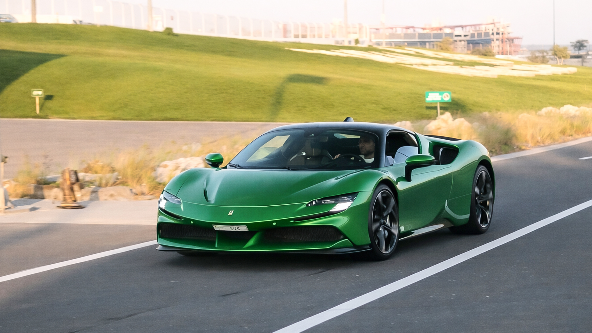 Ferrari SF90 Stradale driven by Dubai millionaires
