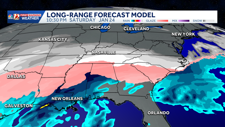 Winter storm watch in effect as cold air spreads into the Carolinas ...