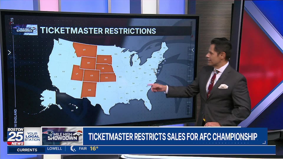 Ticketmaster blocking Patriots fans in New England from buying AFC ...