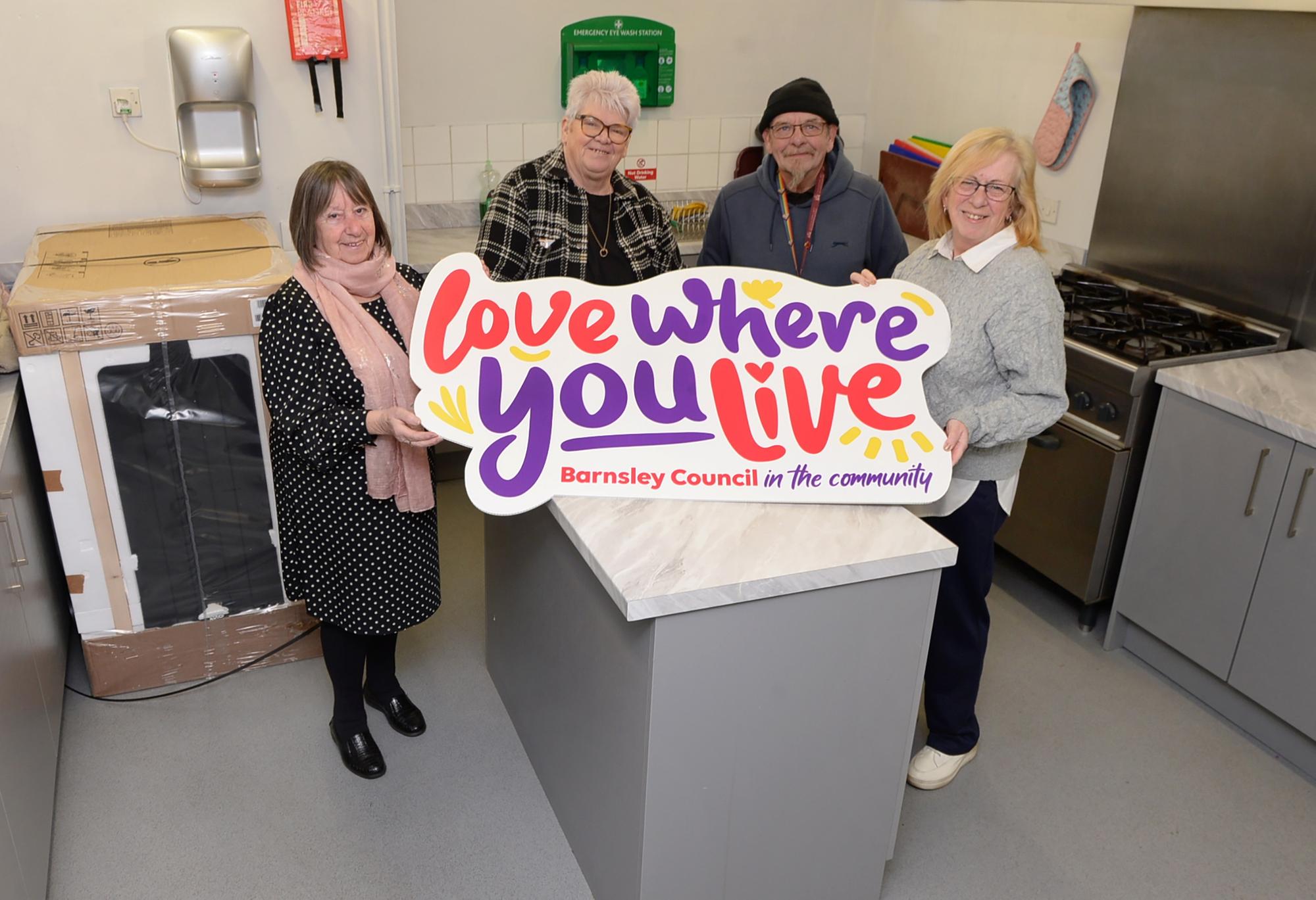 Community centre's new kitchen