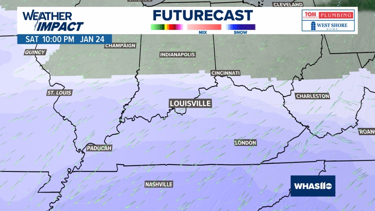 Weekend snow showers likely in Kentucky, southern Indiana; what you ...