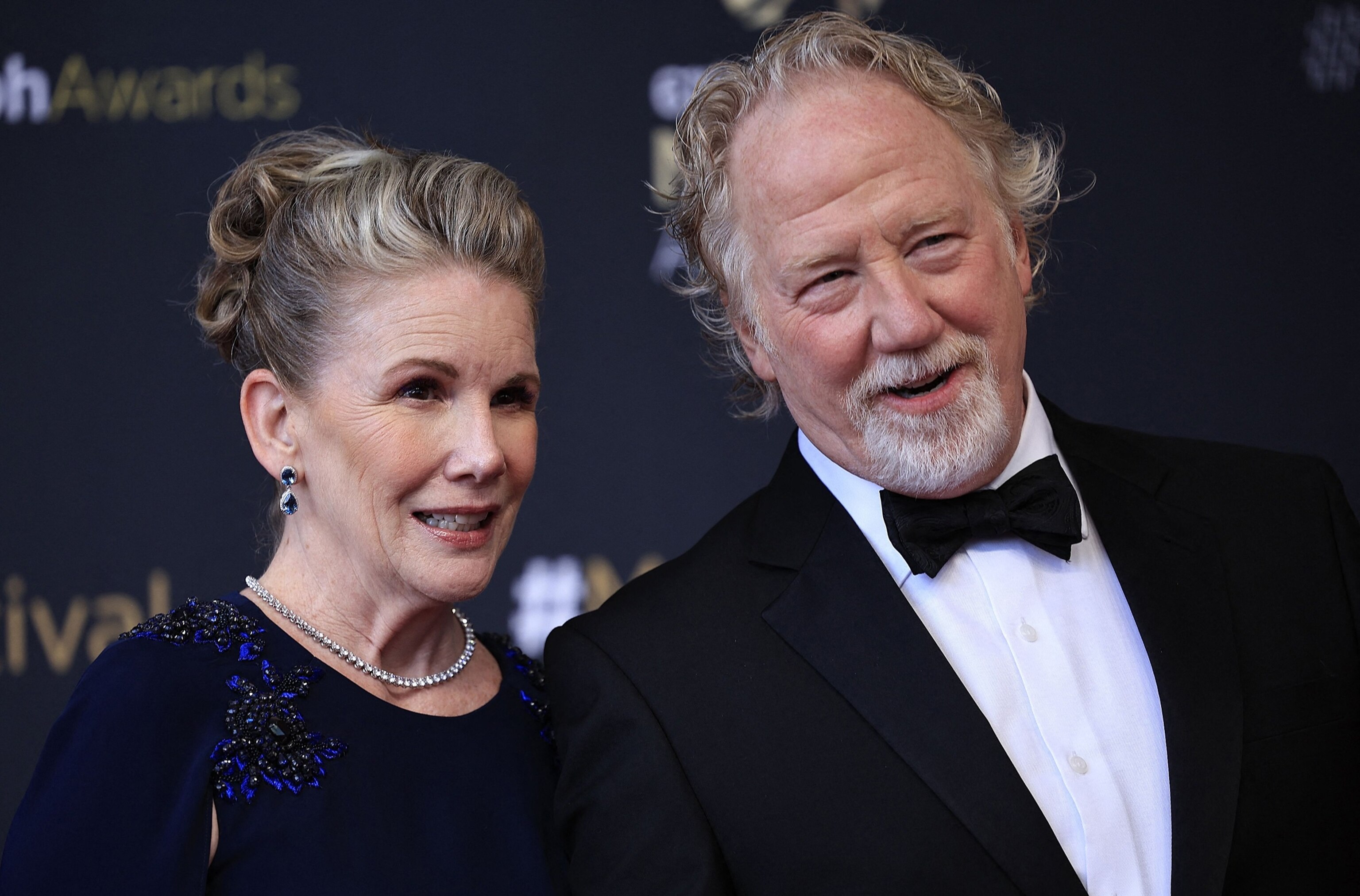 Valery Hache/AFP via Getty Images - PHOTO: Melissa Gilbert her husband Timothy Busfield attend a photocall at the 62nd Monte-Carlo Television Festival in Monaco, June 20, 2023.