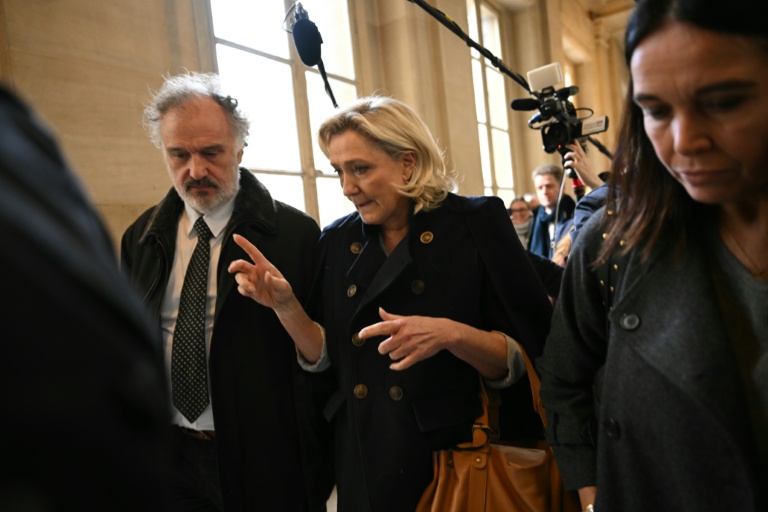 France's Le Pen denies any 'system' to embezzle EU funds