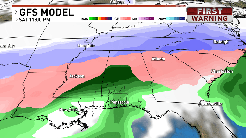 Winter storm system to impact Southeast this weekend; what's in store ...
