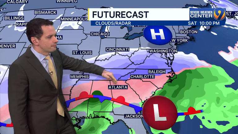 Forecast: Clear and cold before possible winter storm sweeps the Carolinas