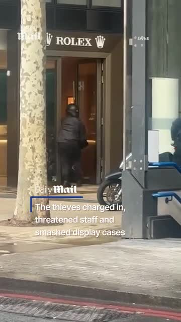 Armed robbers steal thousands of pounds worth of Rolexes