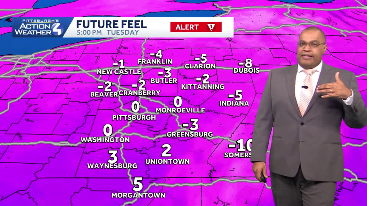 January 20 forecast: Severe weather alert day Tuesday for western PA