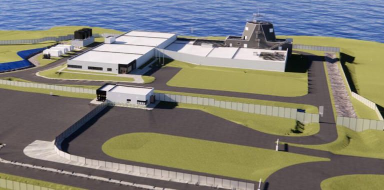 Military constructing warship test facility in Eastern Passage