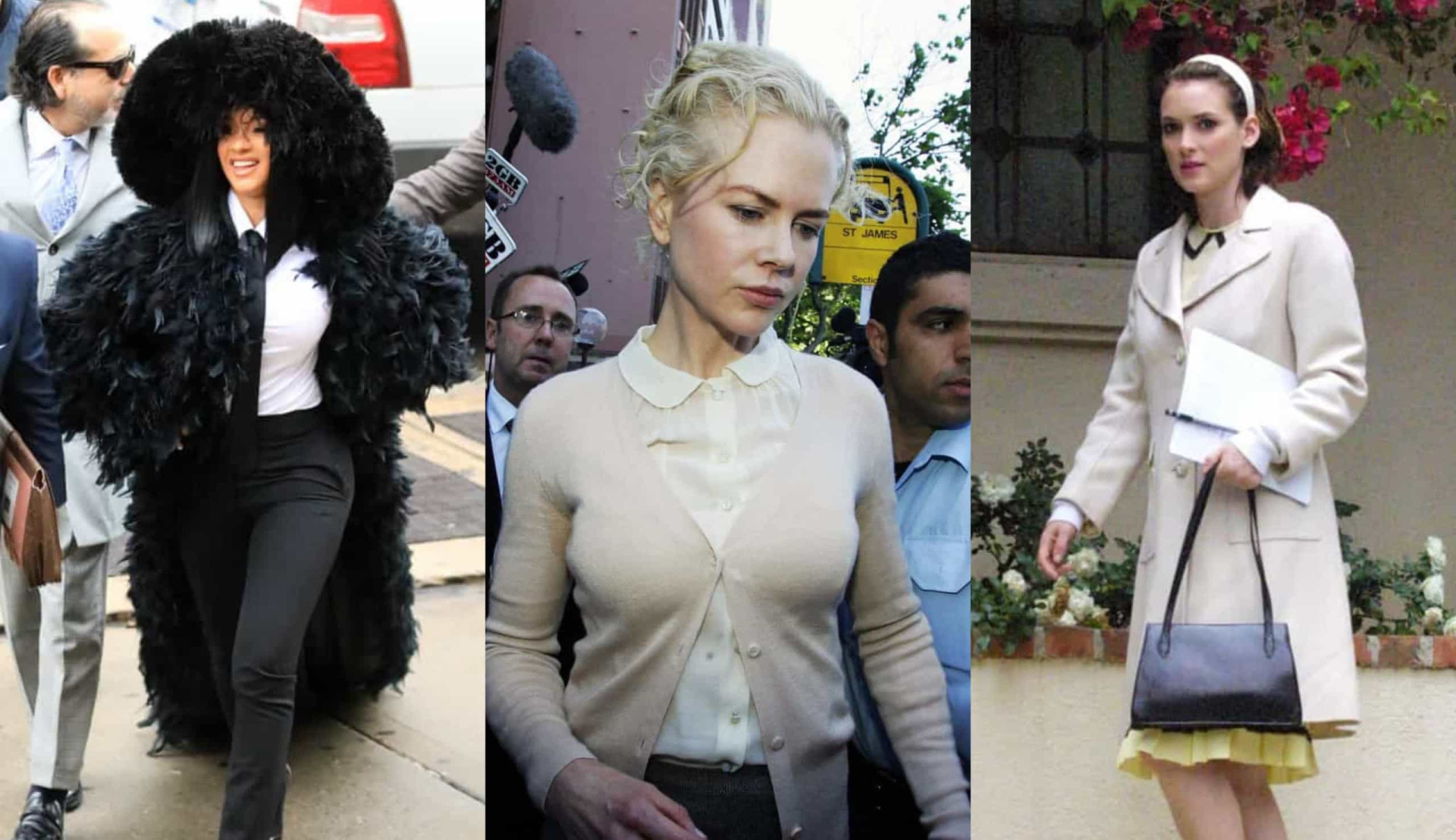 Iconic celebrity court looks