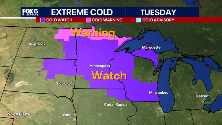 Wisconsin extreme cold watch; in effect Thursday night to Saturday