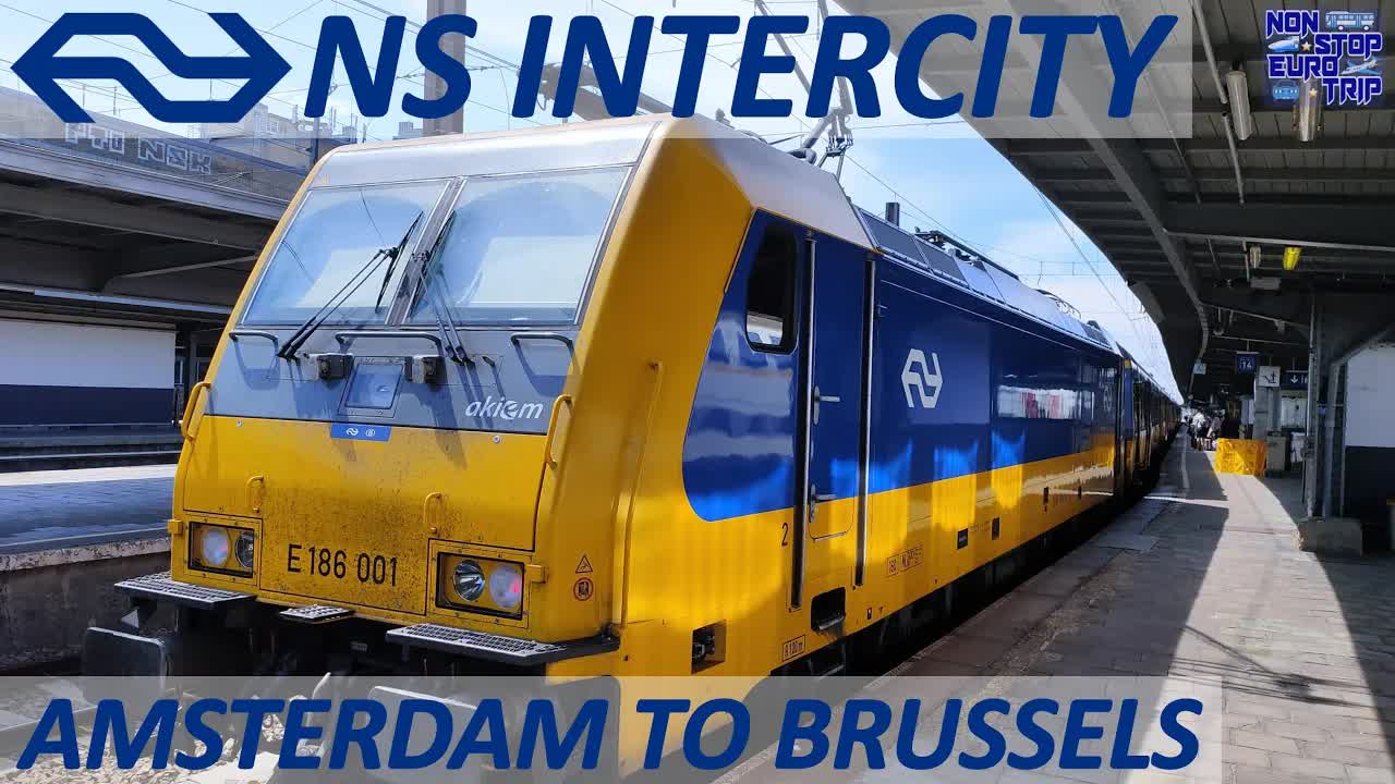 Amsterdam to Brussels NS International Intercity Direct / Dutch train ...