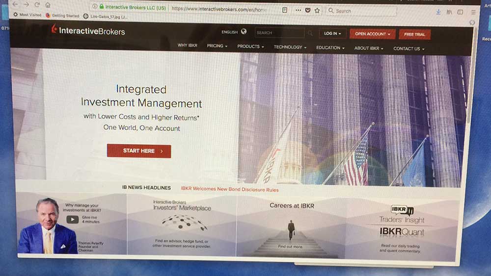 Interactive Brokers trades near entry ahead of earnings report