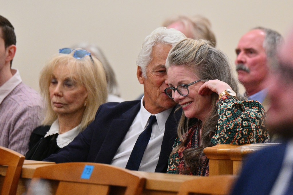 Timothy Busfield appears in court with wife Melissa Gilbert supporting ...