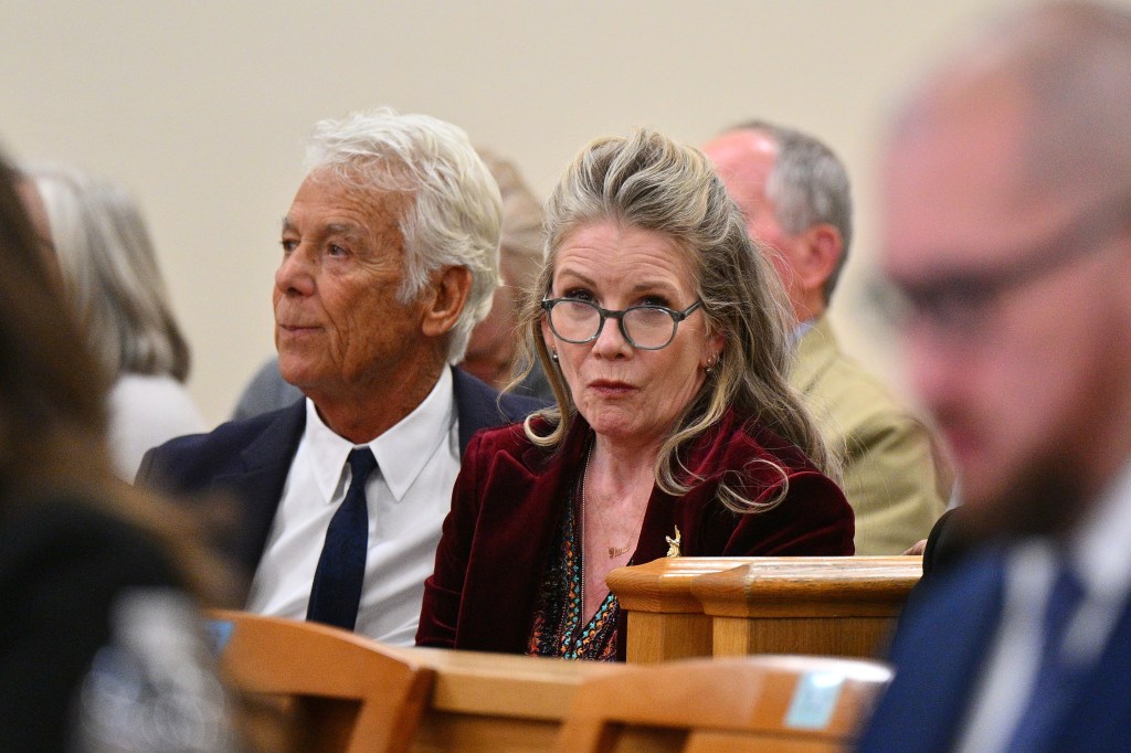 Timothy Busfield appears in court with wife Melissa Gilbert supporting ...