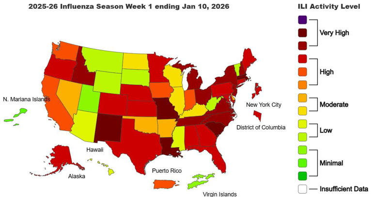 Flu activity in Tennessee continues downward trend, remains among worst ...