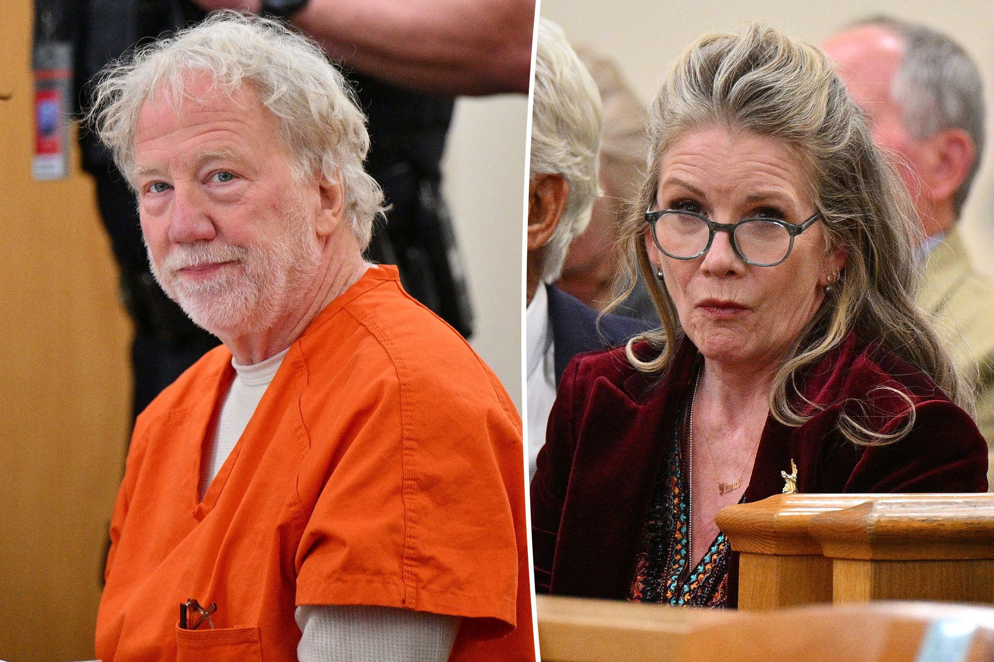 Timothy Busfield appears in court with wife Melissa Gilbert supporting ...