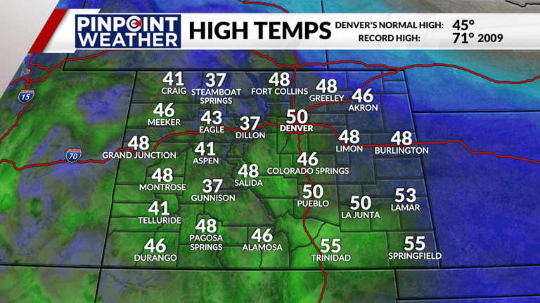 Denver weather: Cooling trend and chance for snow by the end of the week