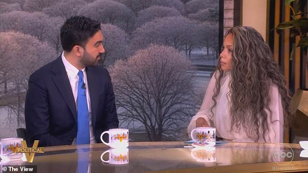 The View host Sunny Hostin openly simpers over NYC's new socialist mayor
