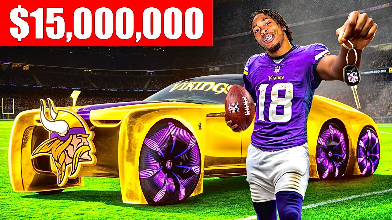 $1 vs $15,000,000 cars of NFL players
