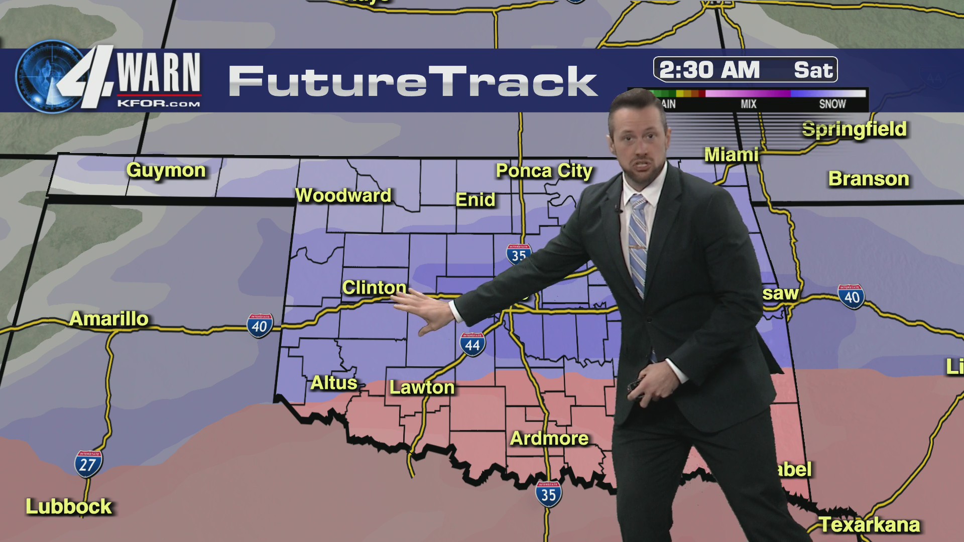 Big Winter Storm Arctic Blast combo hits Oklahoma Friday thru the weekend.