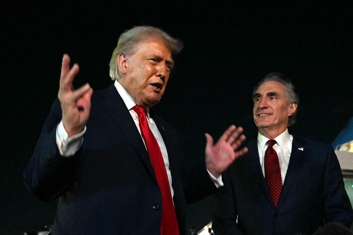 Trump tem ameaçado países europeus sobre a Groenlândia Foto: ANDREW CABALLERO-REYNOLDS/AFP