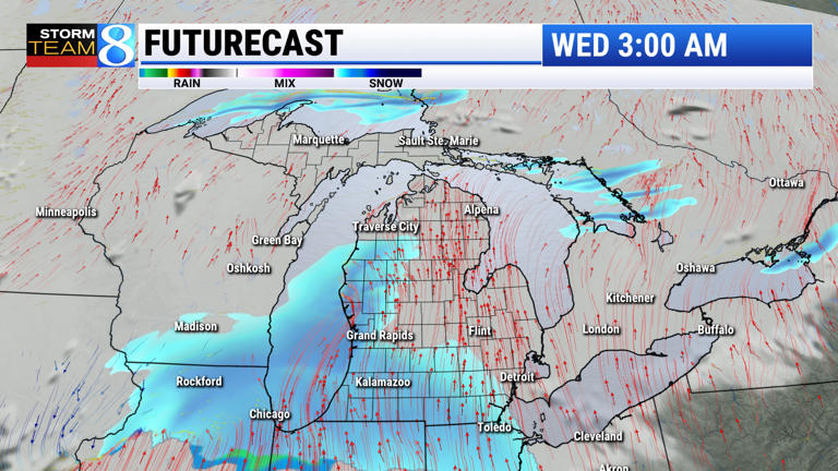More snow headed to West Michigan Wednesday: How much you might get