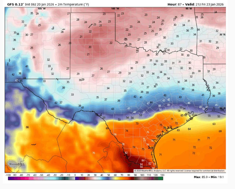 Will Austin see snow? Freezing temperatures, winter weather expected ...