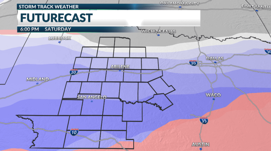 Winter strikes the Big Country: Snow & ice on the way!
