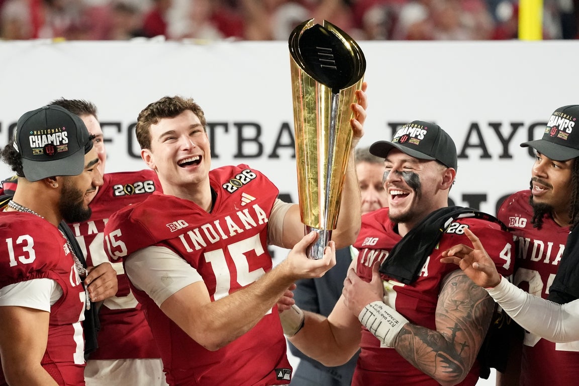 Epic photos from Indiana's historic national championship win over Miami