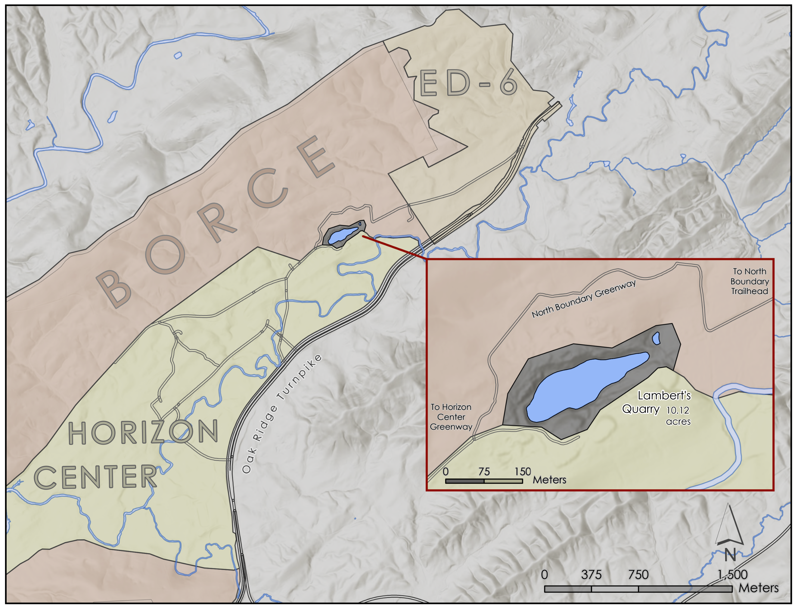 Oak Ridge officials post info on ED-6, talk of homes, quarry, trails