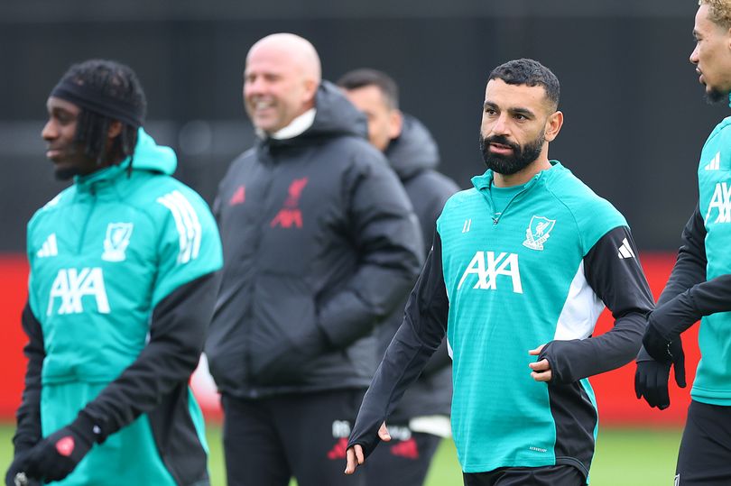 Salah returned to Liverpool training on Tuesday ahead of the Champions League clash against Marseille.