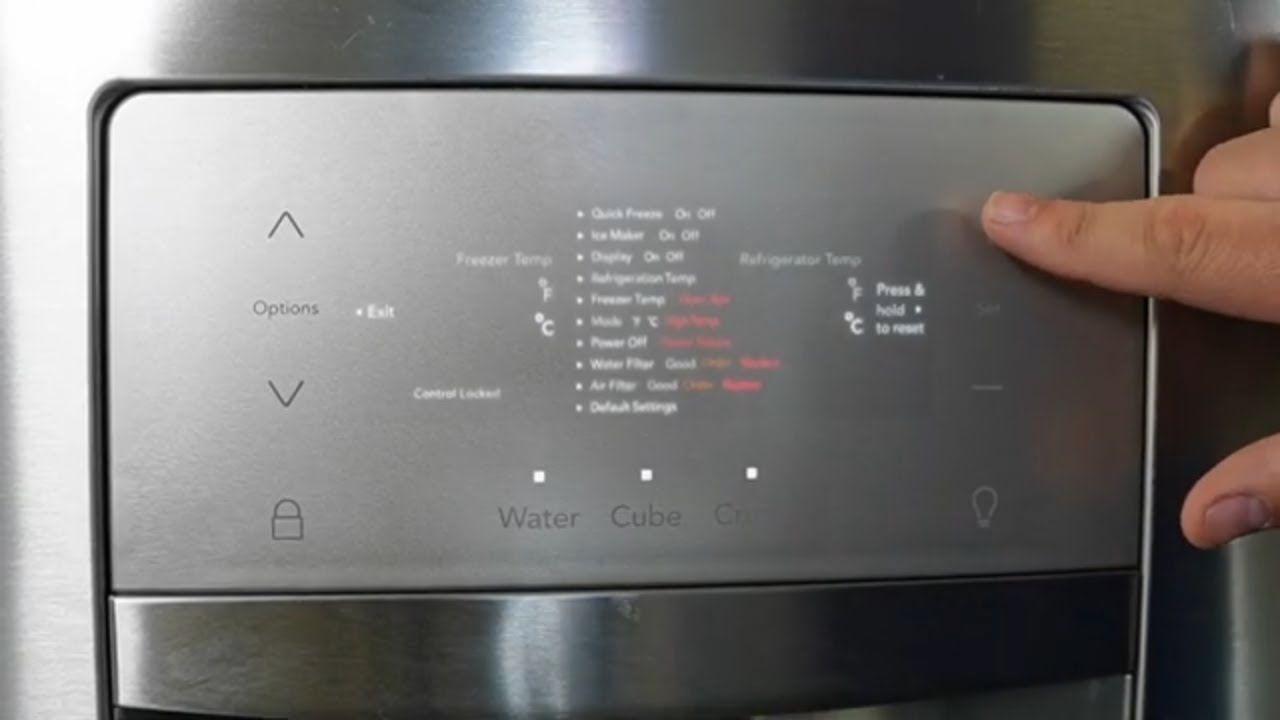 Frigidaire refrigerator - How to do a forced defrost, system test ...