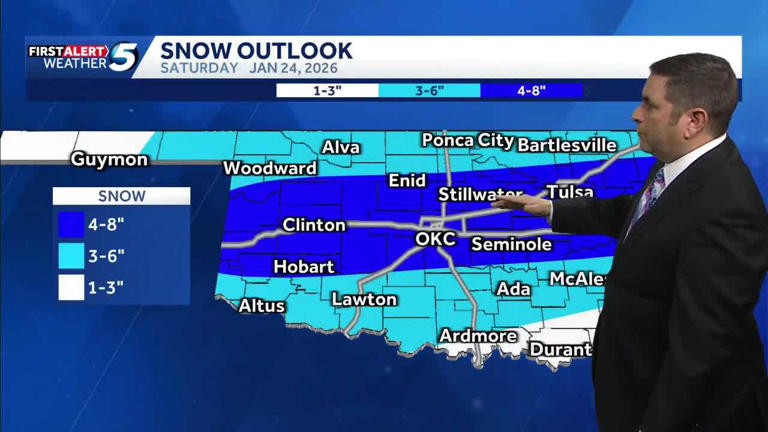 Timeline: Winter storm watch issued for most of Oklahoma ahead of ...