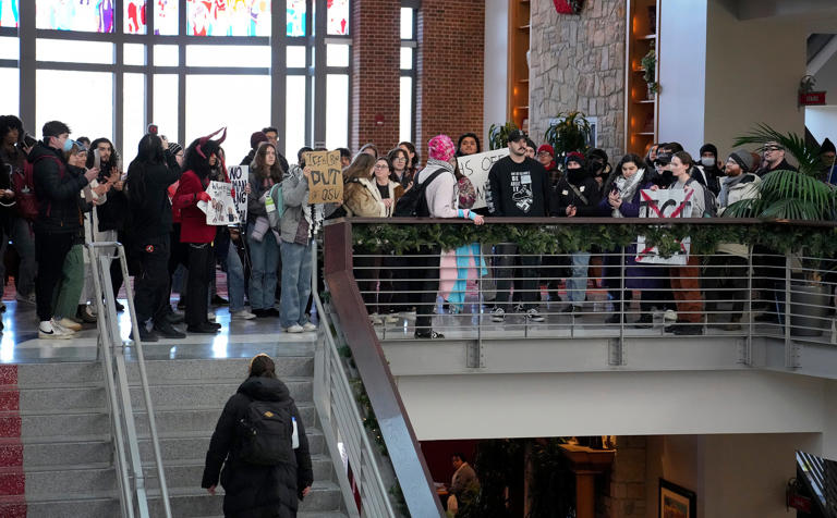 Protesters arrested at Ohio State job fair over anti-CBP demonstration
