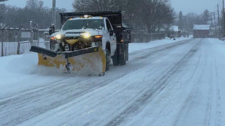 Snow showers into Thursday, then arctic blast
