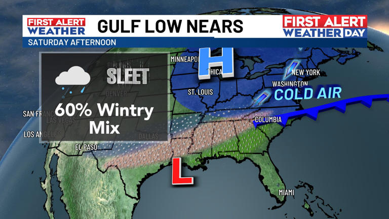 First alert weather days for large impactful winter storm this weekend