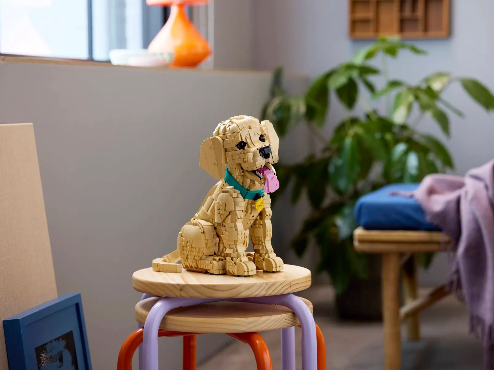 Lego opens preorders for life-sized golden retriever puppy set