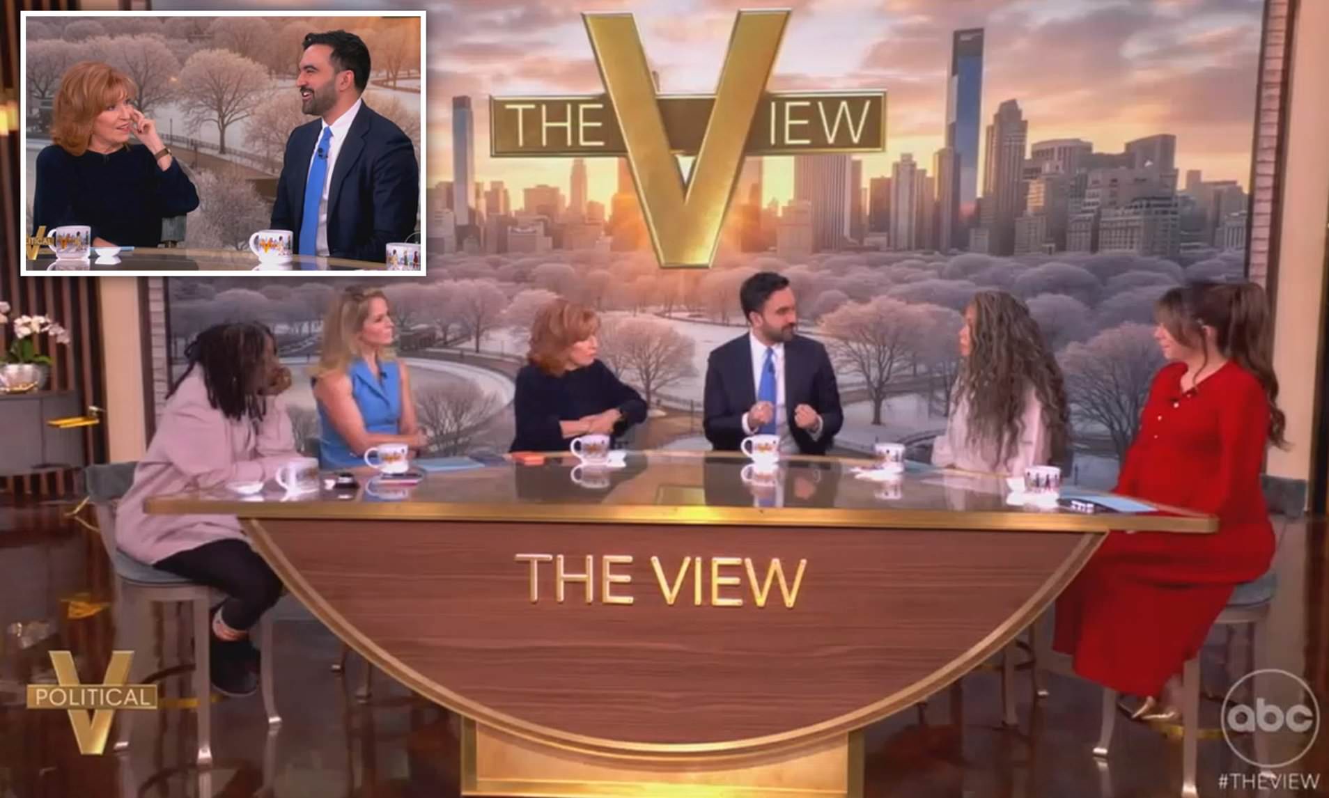 The View host Sunny Hostin openly simpers over NYC's new socialist mayor