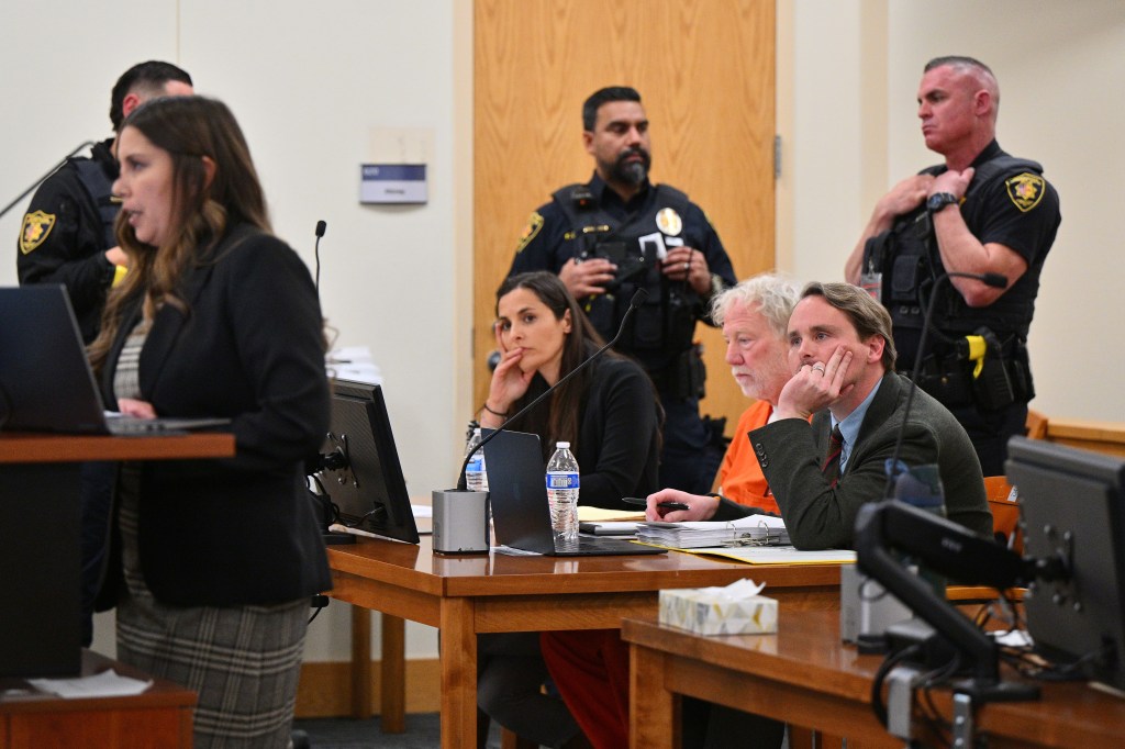 Timothy Busfield appears in court with wife Melissa Gilbert supporting ...